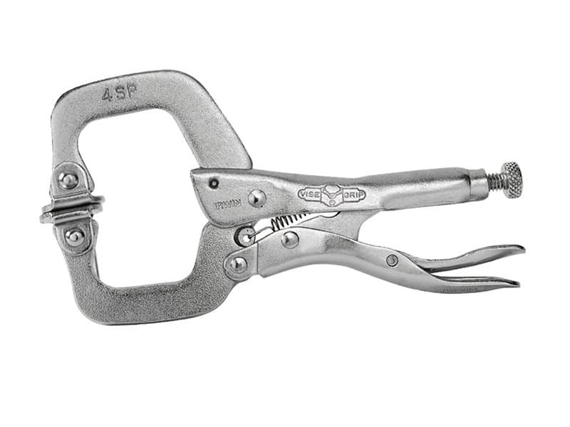 Irwin® Vise-Grip® T165EL4 4Sp Locking C-Clamp Swivel Pad 100Mm (4In)