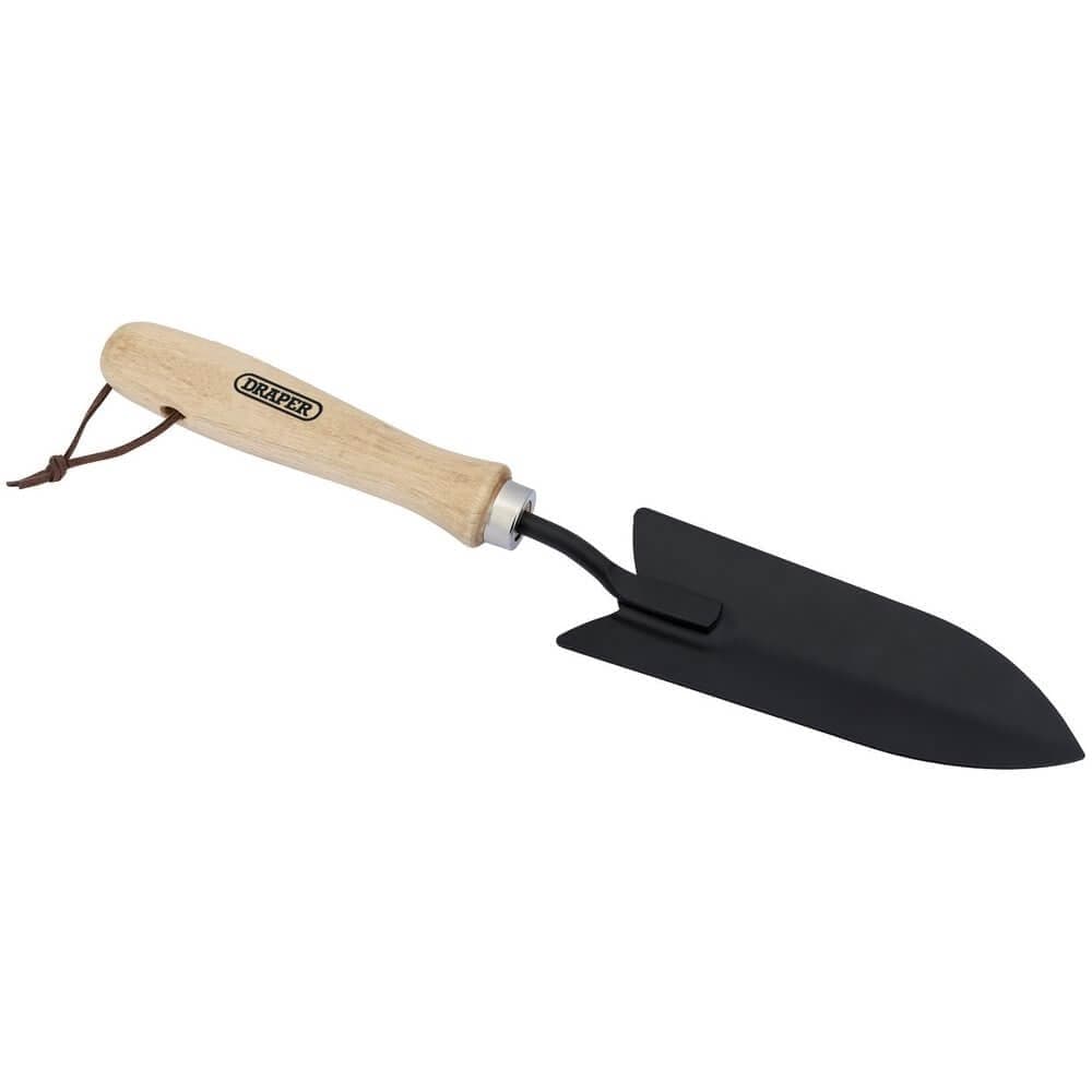 Draper 83992 Carbon Steel Transplanting Trowel With Hardwood Handle each