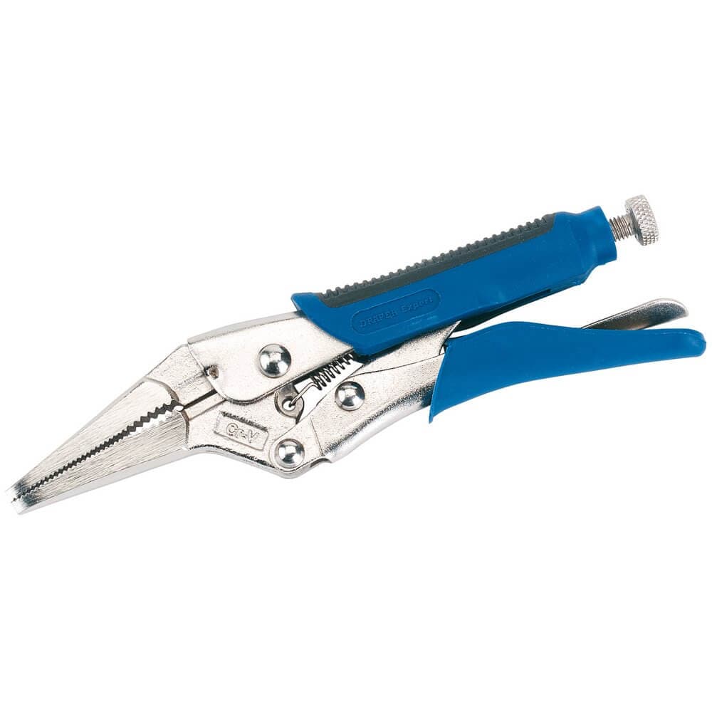 Draper 89126 Soft Grip Long Nose Self Grip Pliers 165Mm each