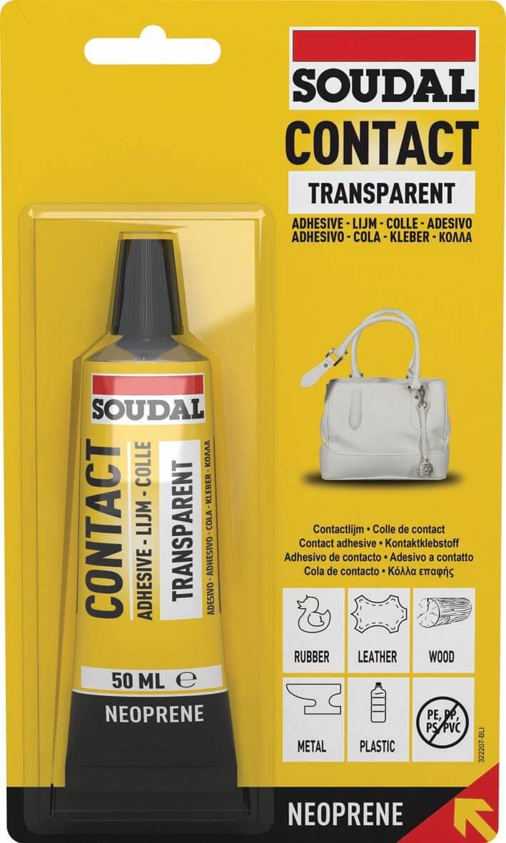 Soudal Contact Adhesive Transparent Transparent 50Ml 131972
