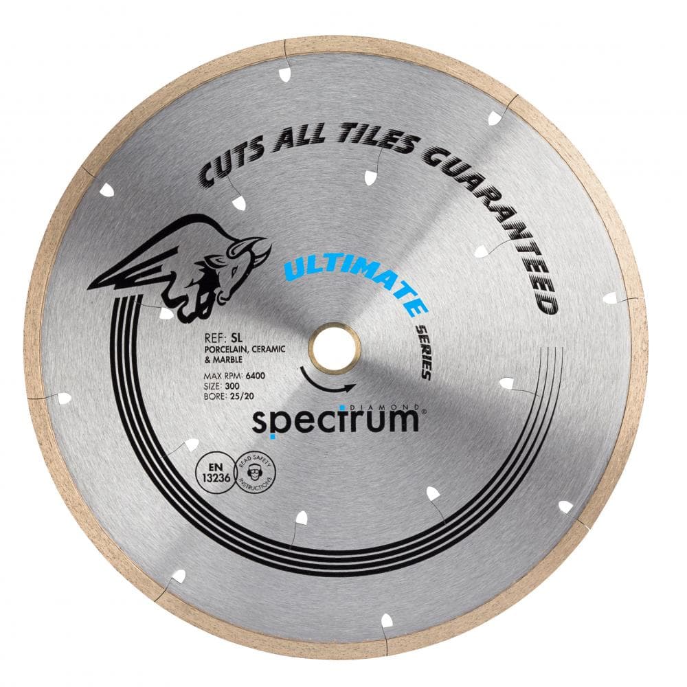 Ox Tools SL300/25/20 Spectrum Ultimate Dia Blade - All Tiles Guaranteed - 300/25.4/20Mm EA