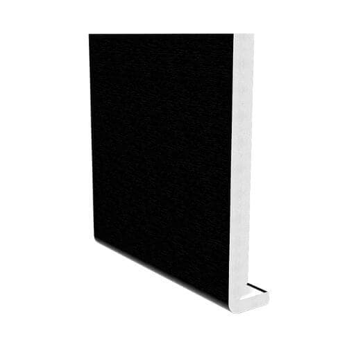 175mm Black Ash Woodgrain Fascia Board - 18mm x 5mtr