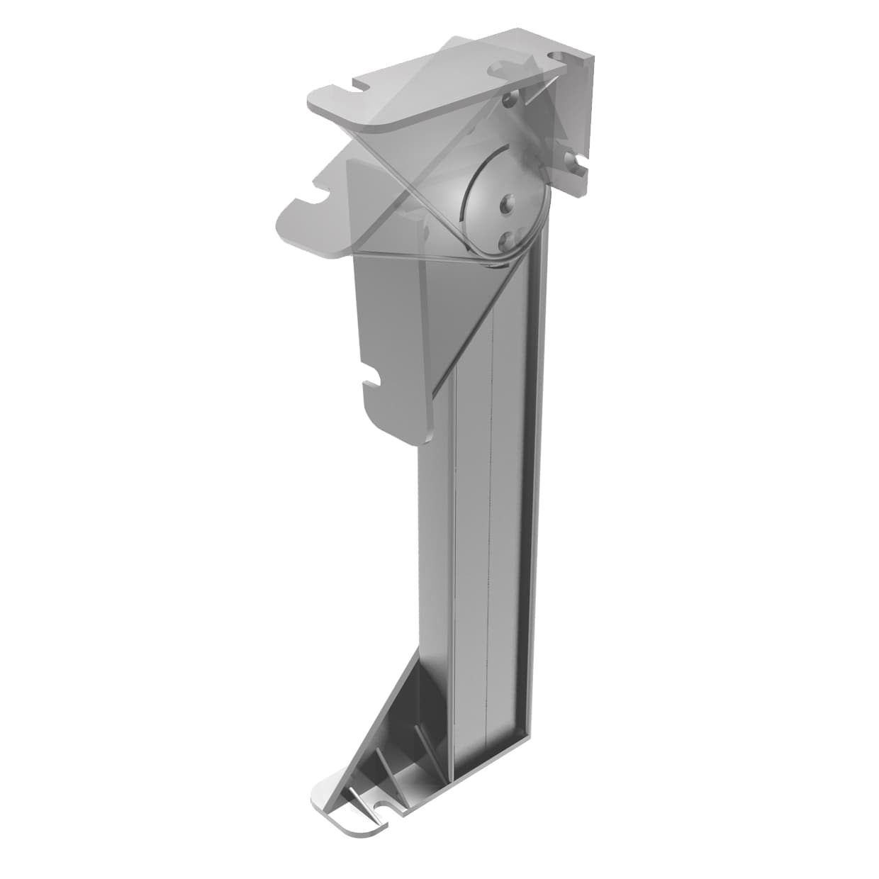 Spacepro White Plastic Opening Height Reducer, Size: 127x457mm