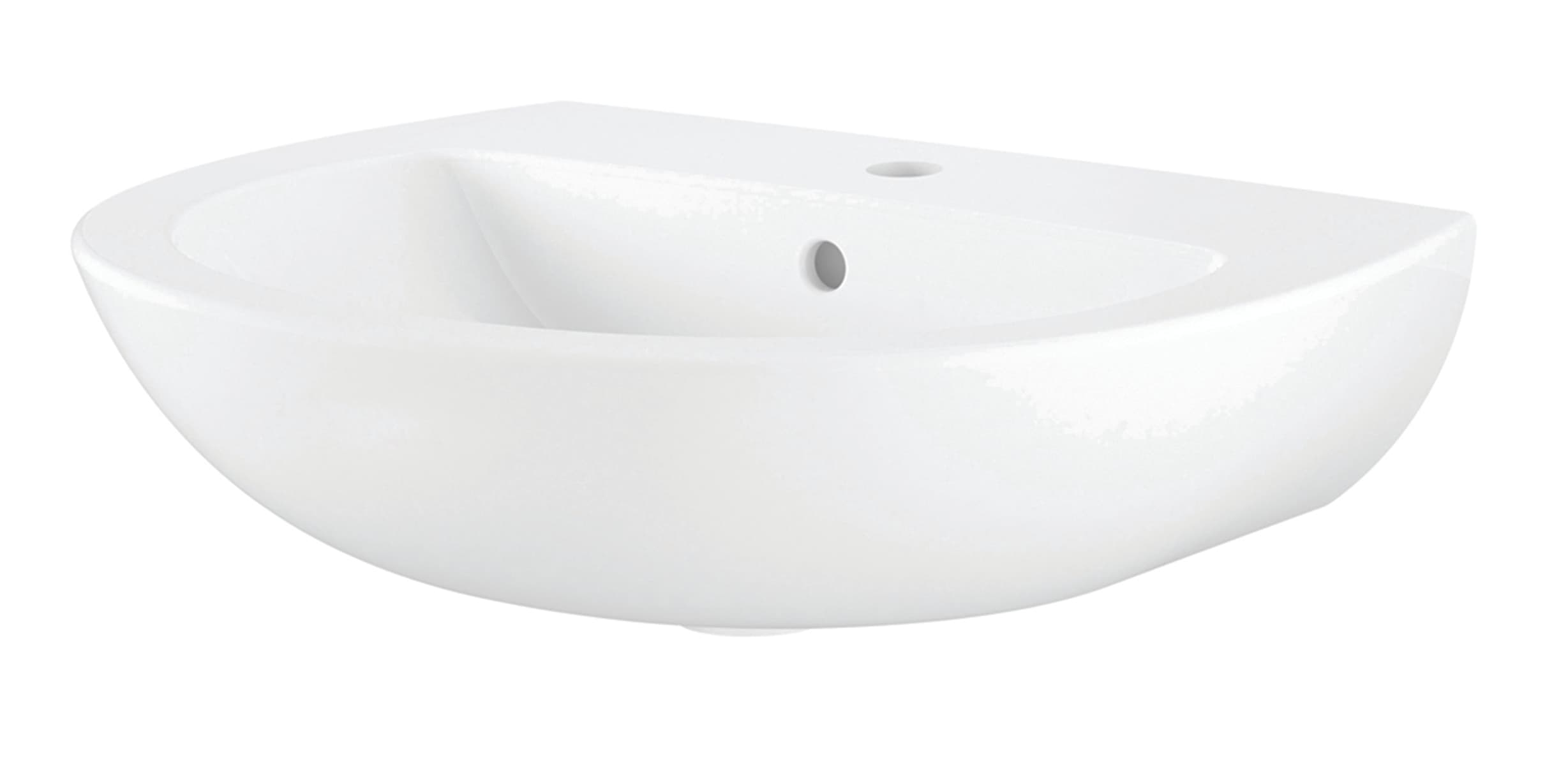 Bathrooms From Travis Perkins Swindale 1TH 550 x 450mm Basin