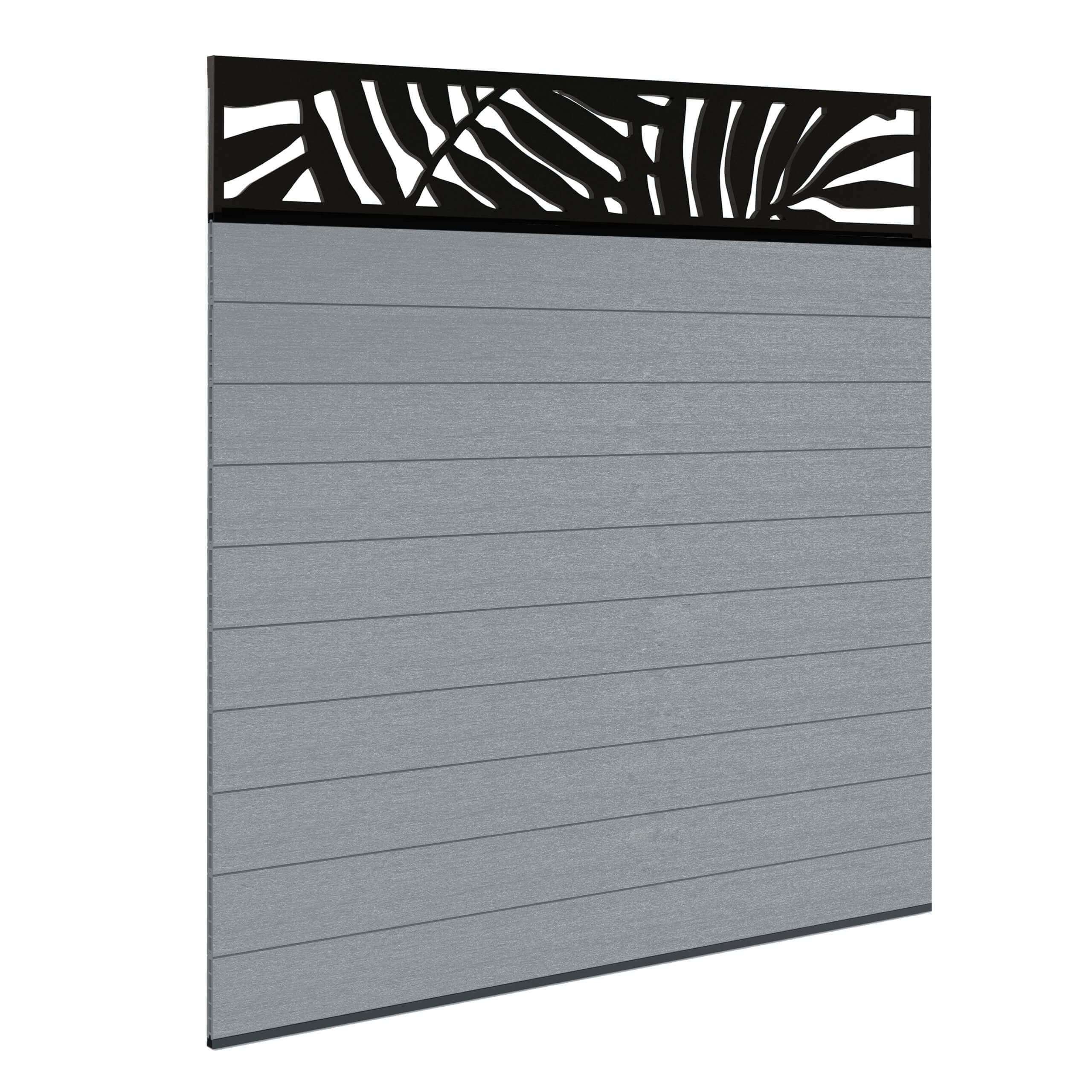 Composite Fence Panels - Pearl Without Posts 0.3m