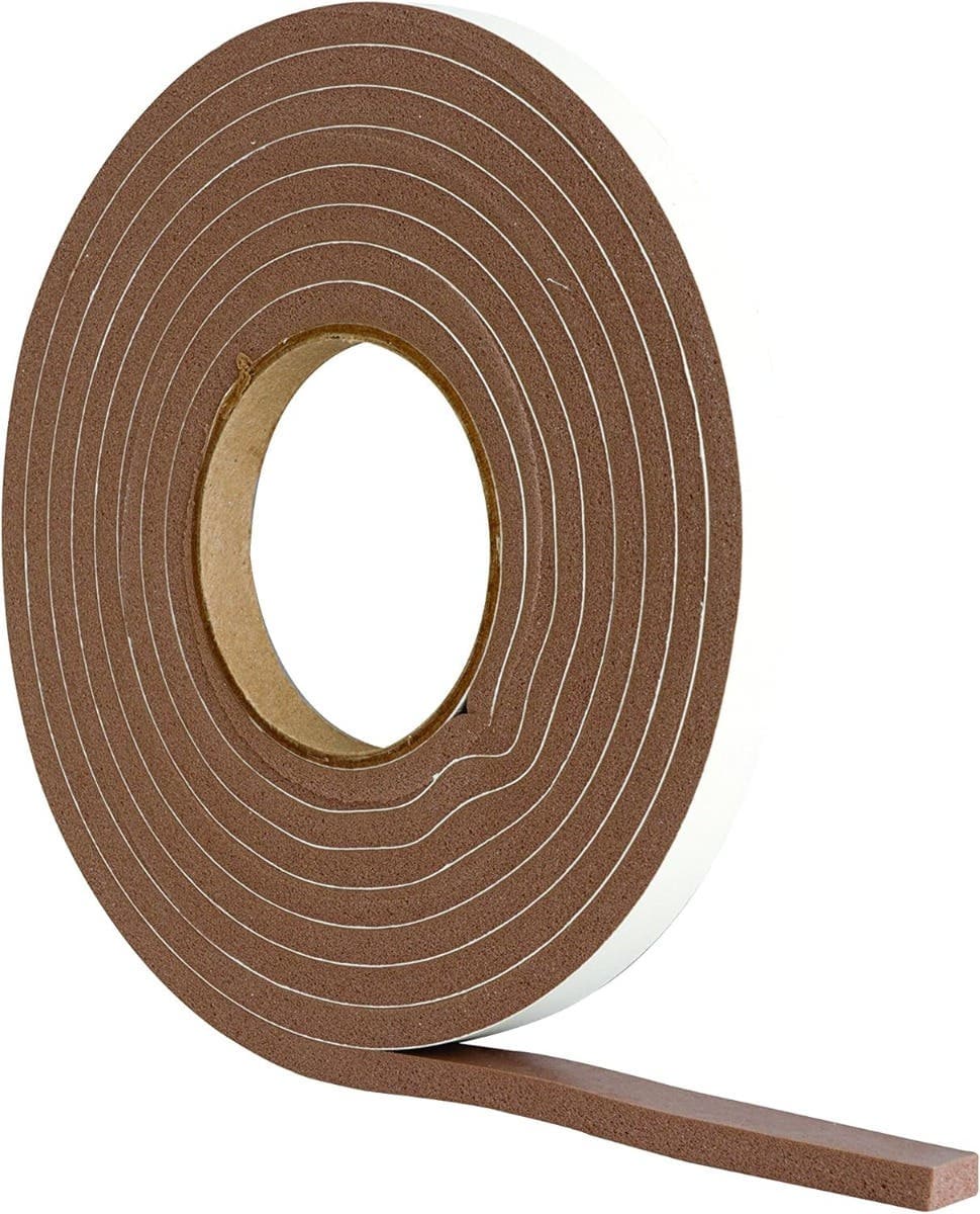 Stormguard Sureseal 5 Foam Window & Door Draught Seal - 5m - Brown