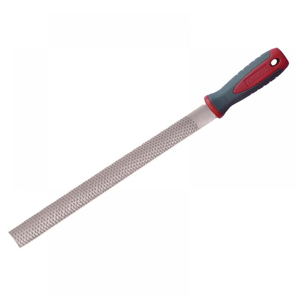 Faithfull RVHF0010 Handled Half-Round Cabinet Rasp 250Mm (10In)