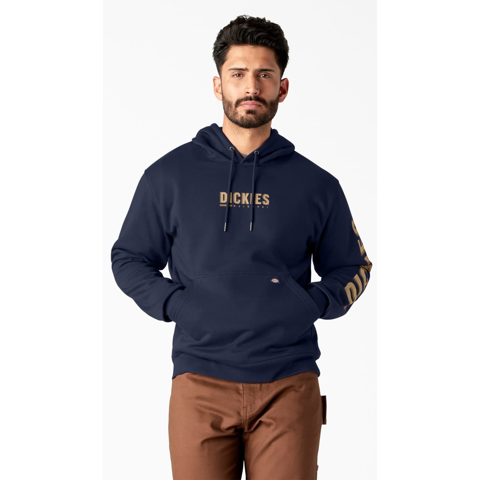 Dickies Graphic Pullover Fleece Size Sml Dark Blue 38235-71287-03