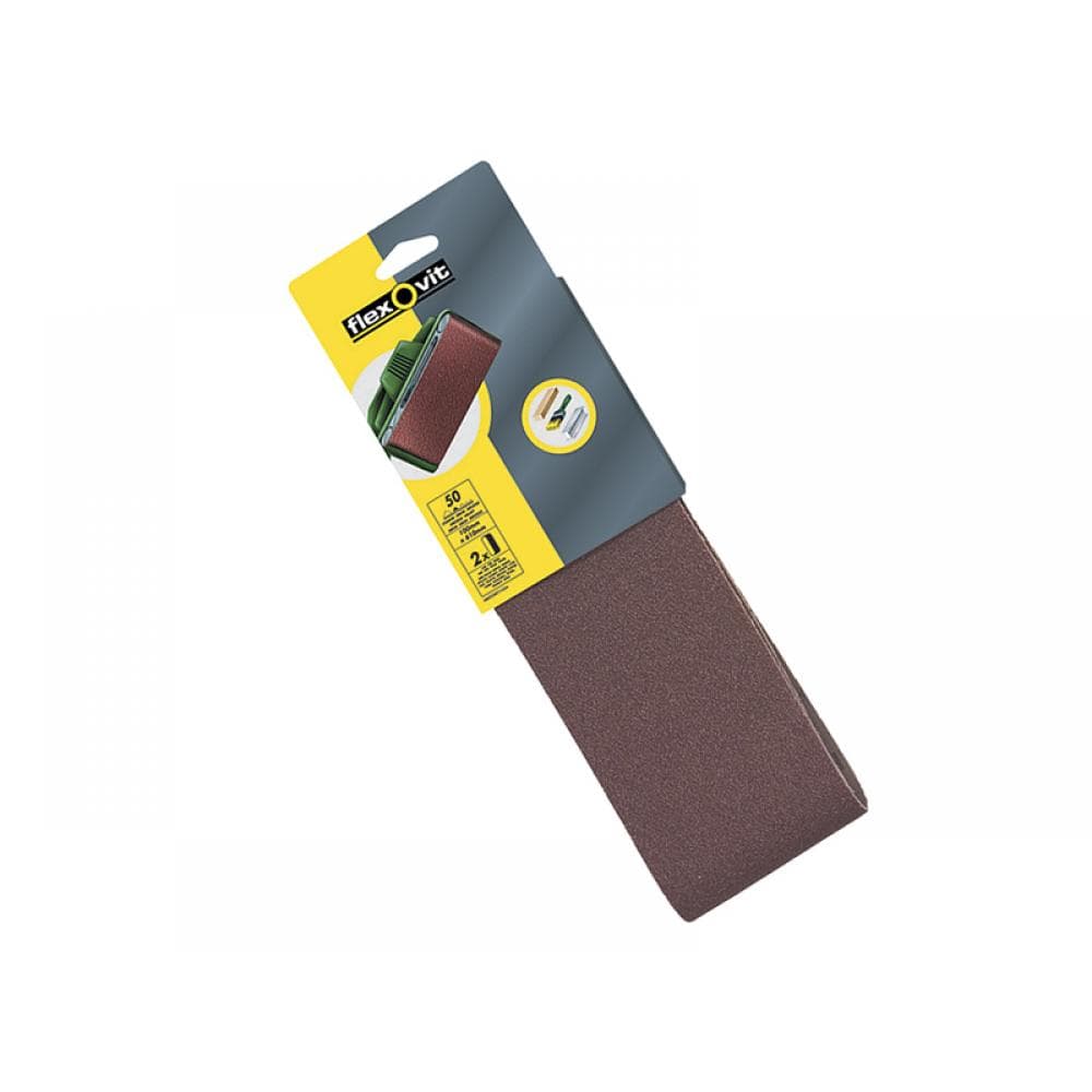 Flexovit 63642526815 Cloth Sanding Belt 610 X 100Mm Fine 120G (Pack 4)