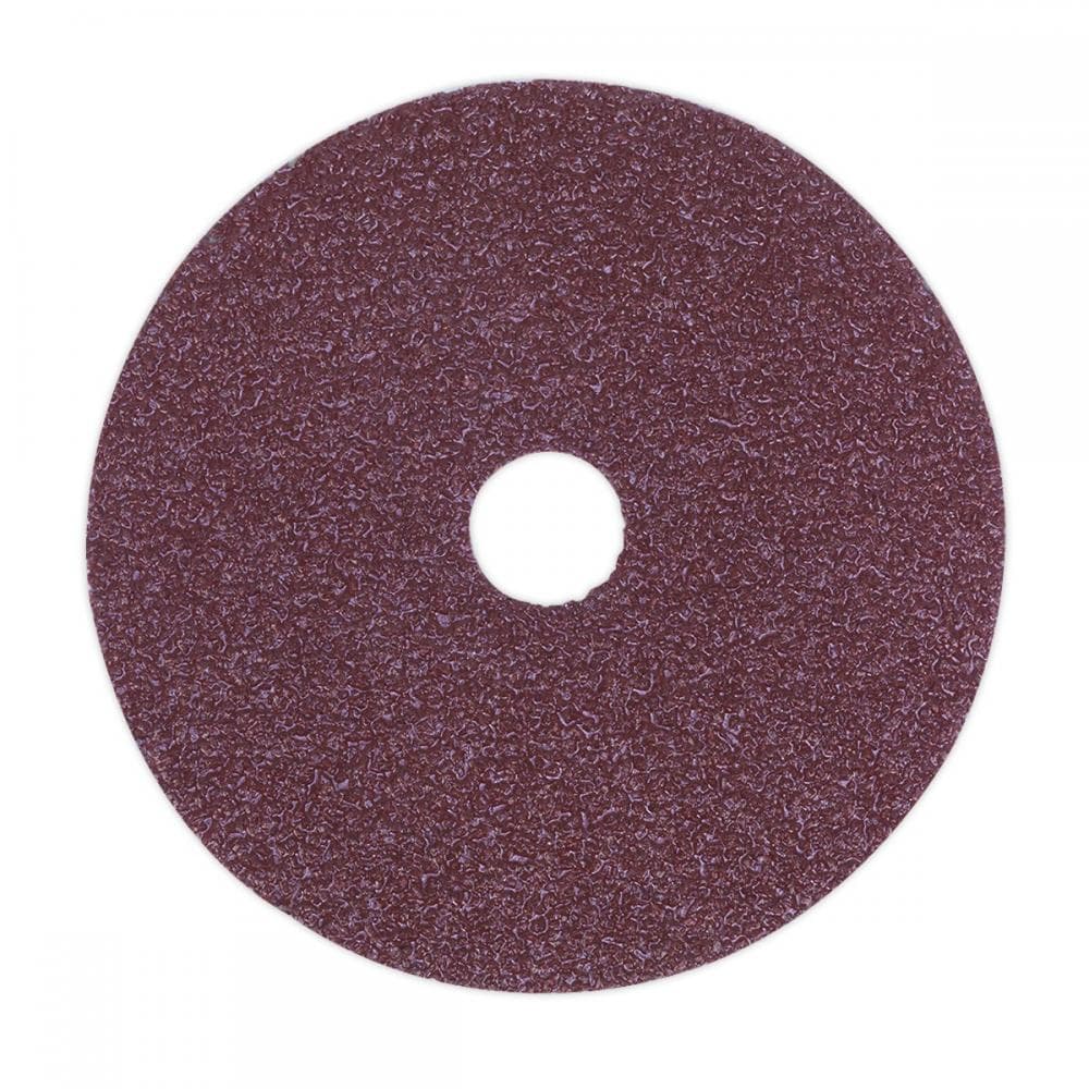 Sealey FBD11536 Sanding Disc Fibre Backed Ø115Mm 36Grit Pack Of 25