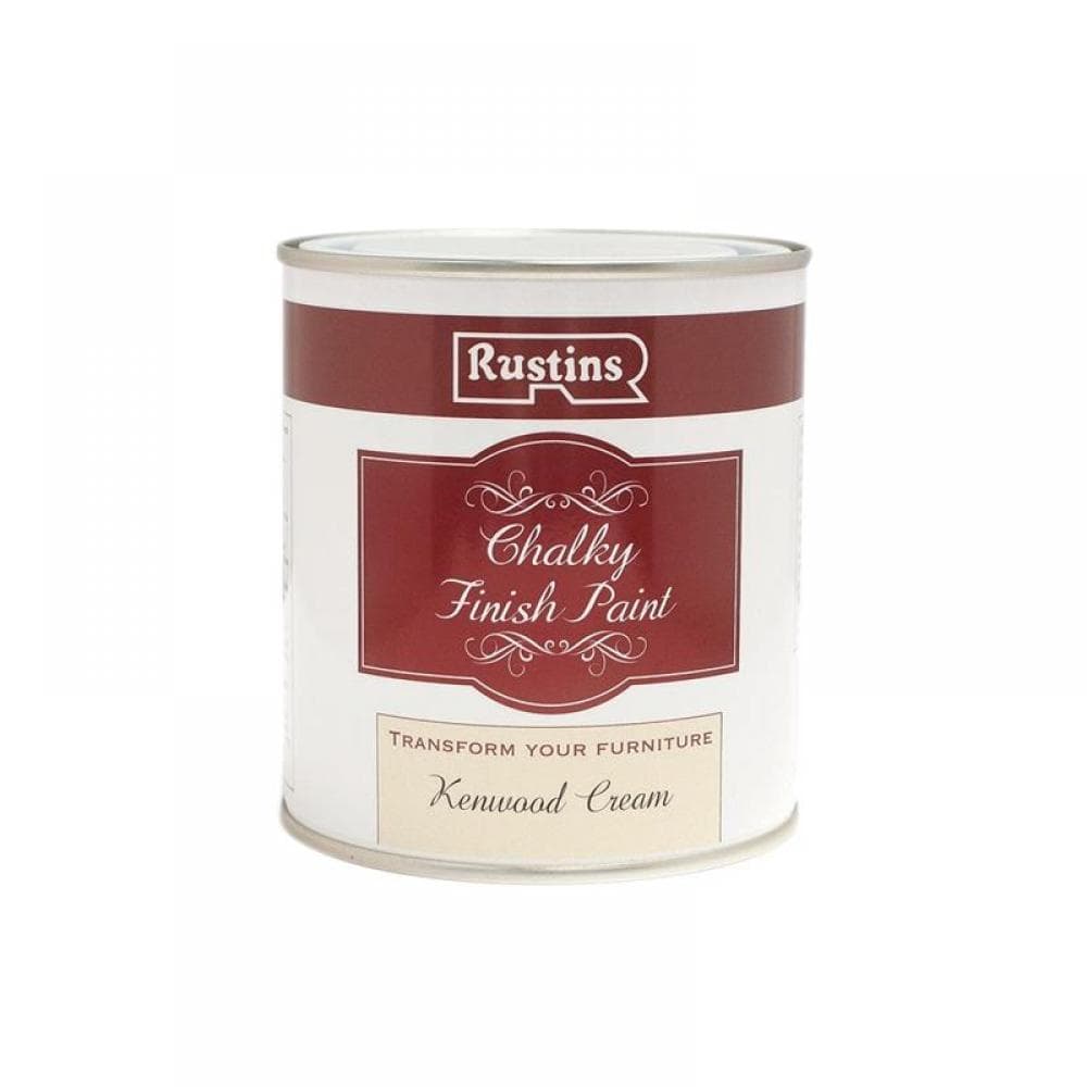 Rustins CHAPC500 Chalky Finish Paint Kenwood Cream 500Ml