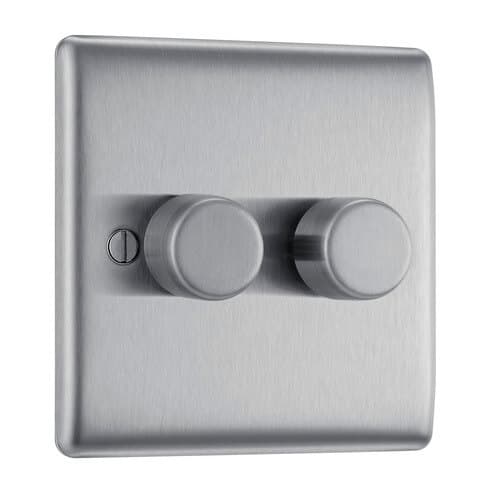 Screwless Flatplate Single Square Front Plate FBNEMS1-01