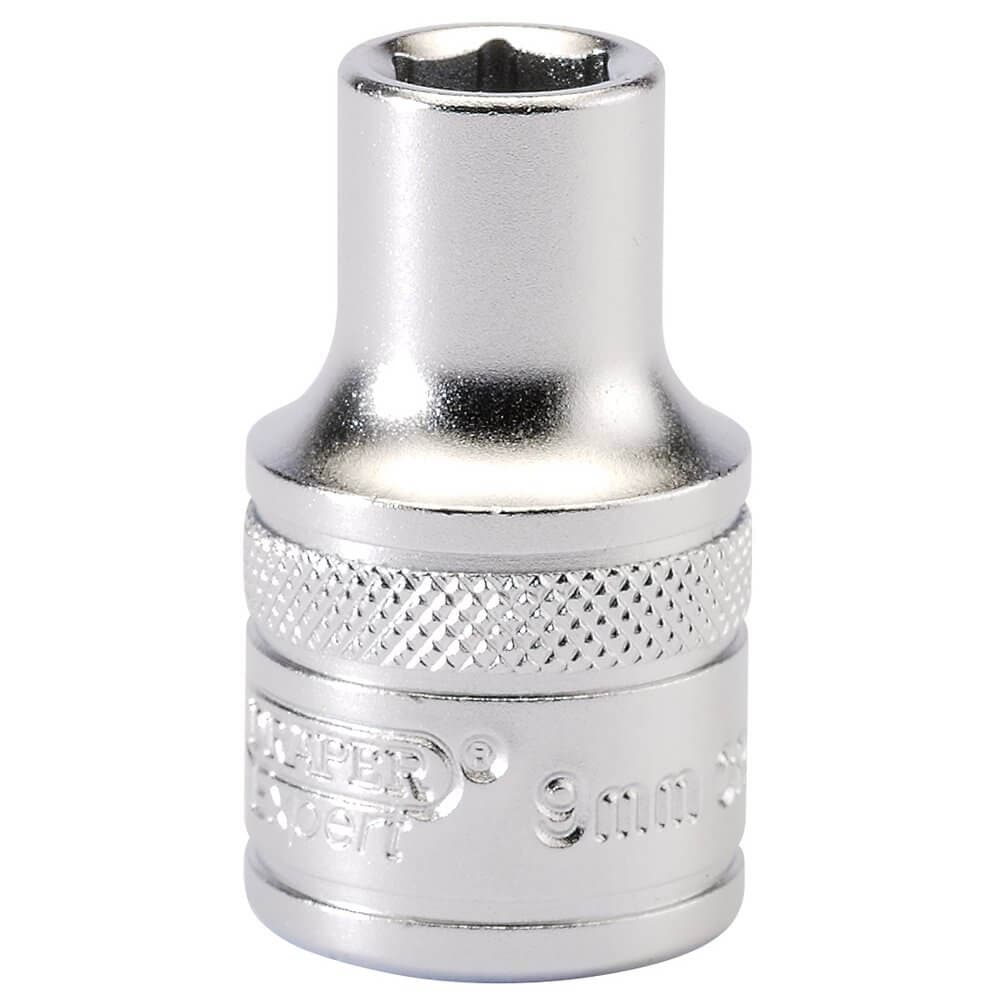 Draper Expert 16597 6 Point Metric Socket 1/2in Sq. Dr. 9Mm each