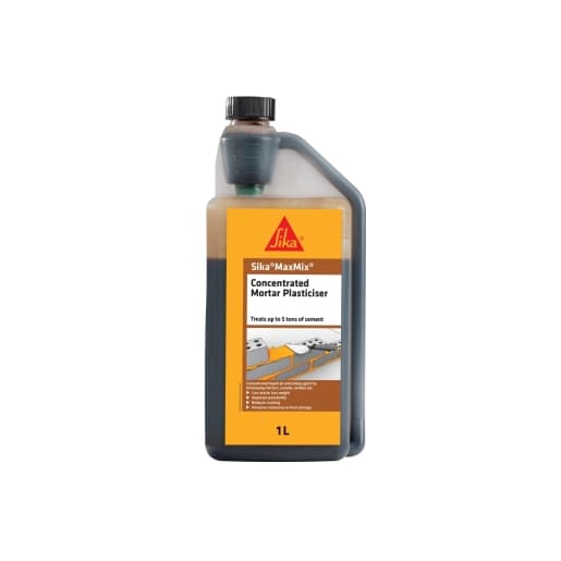 Sika Brown Maxmix Concentrated Plasticiser, 1L