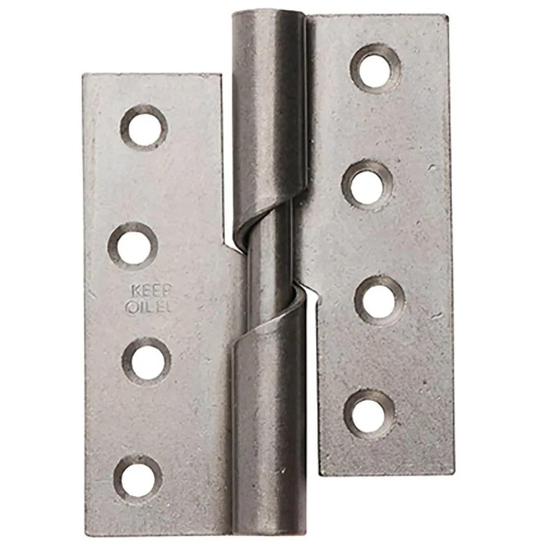 Right Hand Rising Butt Hinges Steel Self Colour 100Mm Pk2