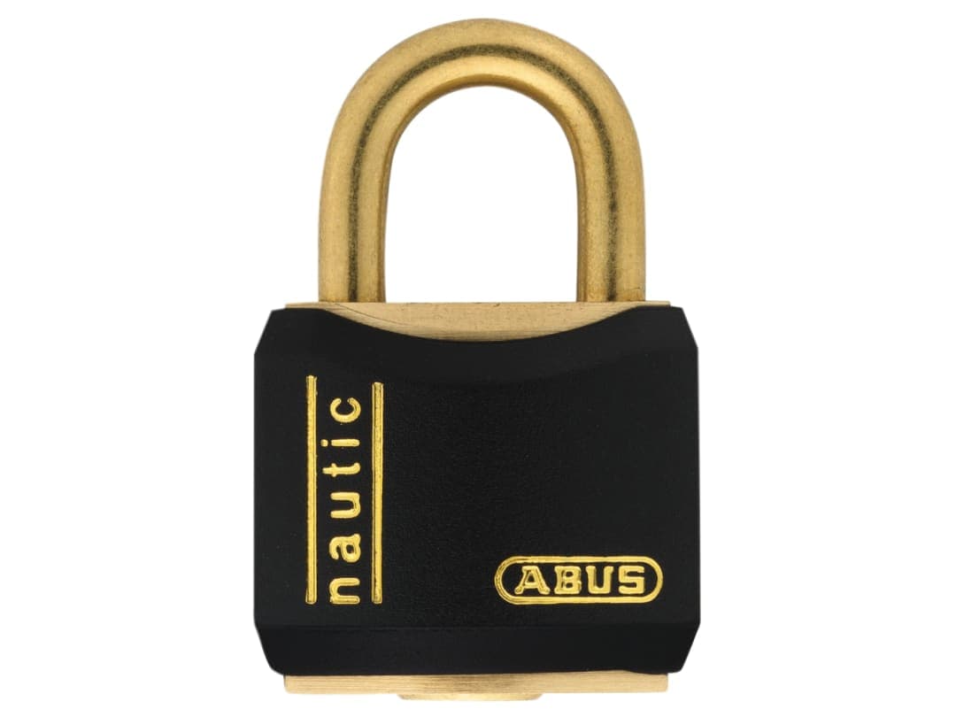 ABUS Mechanical T84MB/20mm Black Rustproof Padlock Carded 10000384-01