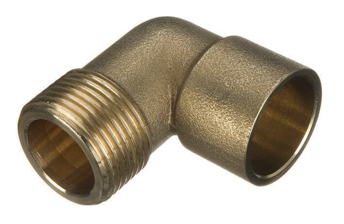 Endfeed Male Iron Adaptor Bent - 22mm x 3/4"