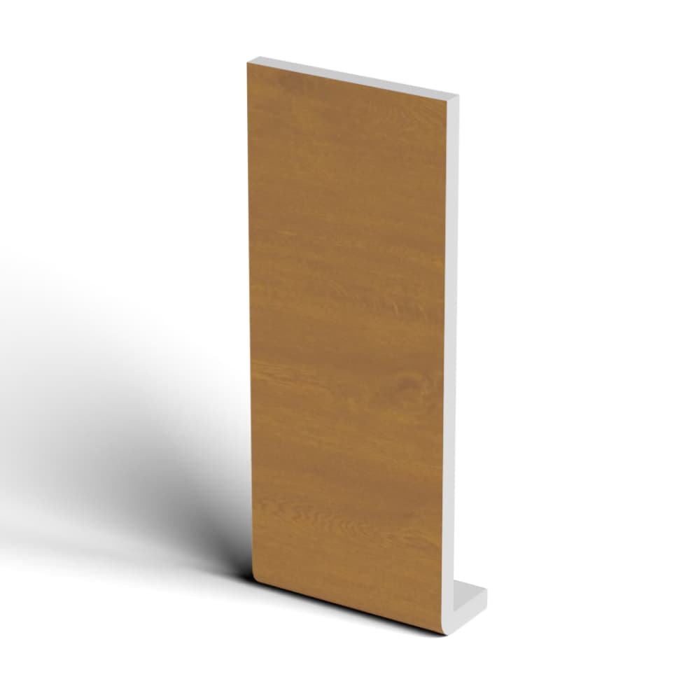 250mm Golden Oak Fascia Capping Board - 10mm x 5mtr - Pack of 2