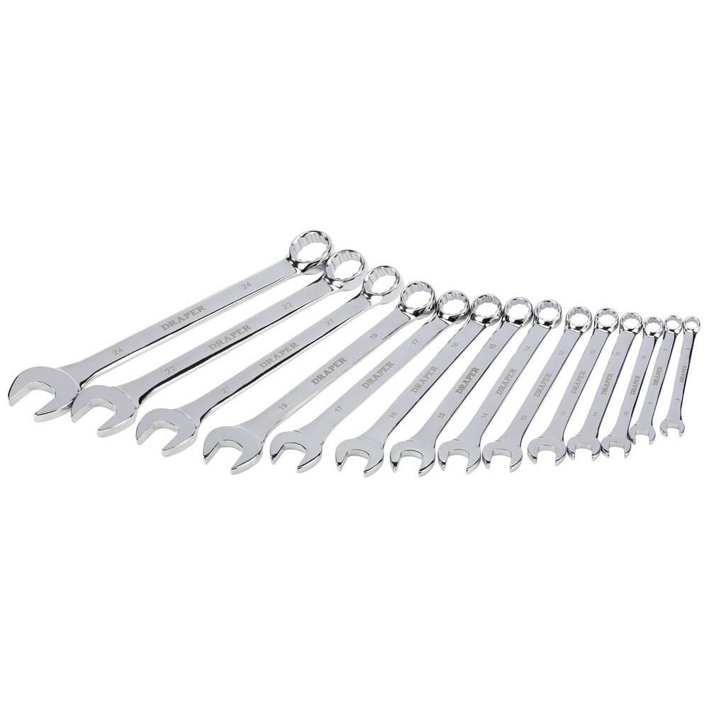 Draper 34236 Hi-Torq® Metric Combination Spanner Set (14 Piece) per set