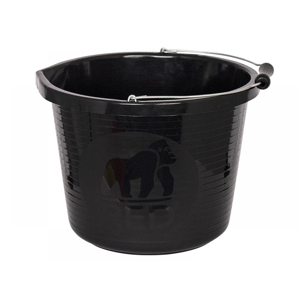 Red Gorilla PRM/BK Premium Bucket 14 Litre (3 Gallon) - Black