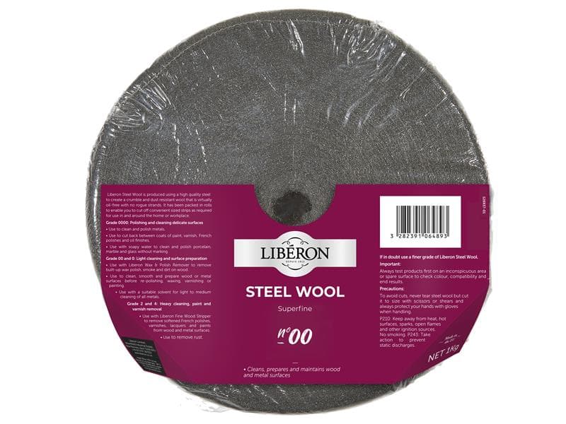 Liberon Steel Wool Grade 00 Super Fine 1Kg 126937