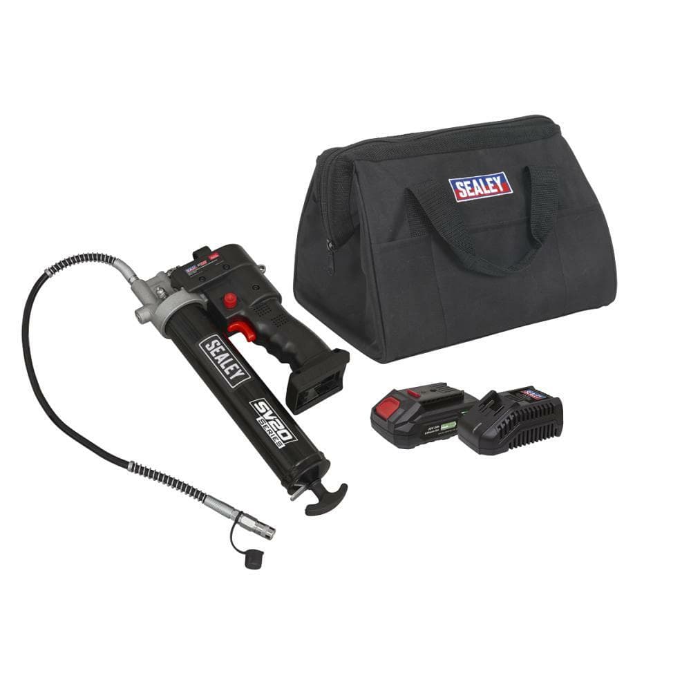 Sealey CP20VGRGKIT1 20V 2Ah Sv20 Series Grease Gun Kit