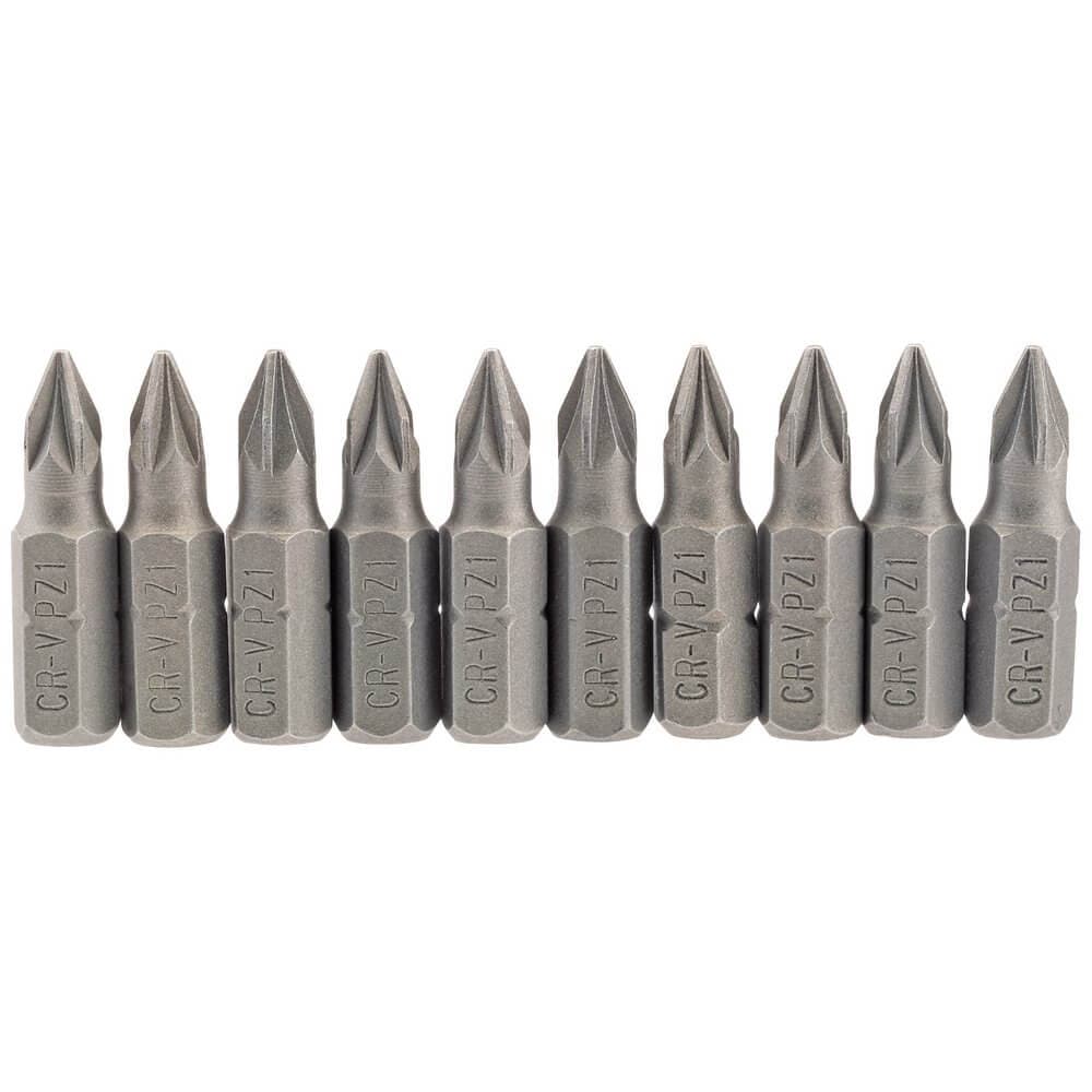 Draper 64047 Pz Type Insert Bit 1/4in Hex 25Mm Long No.1 (Pack Of 10) per pack