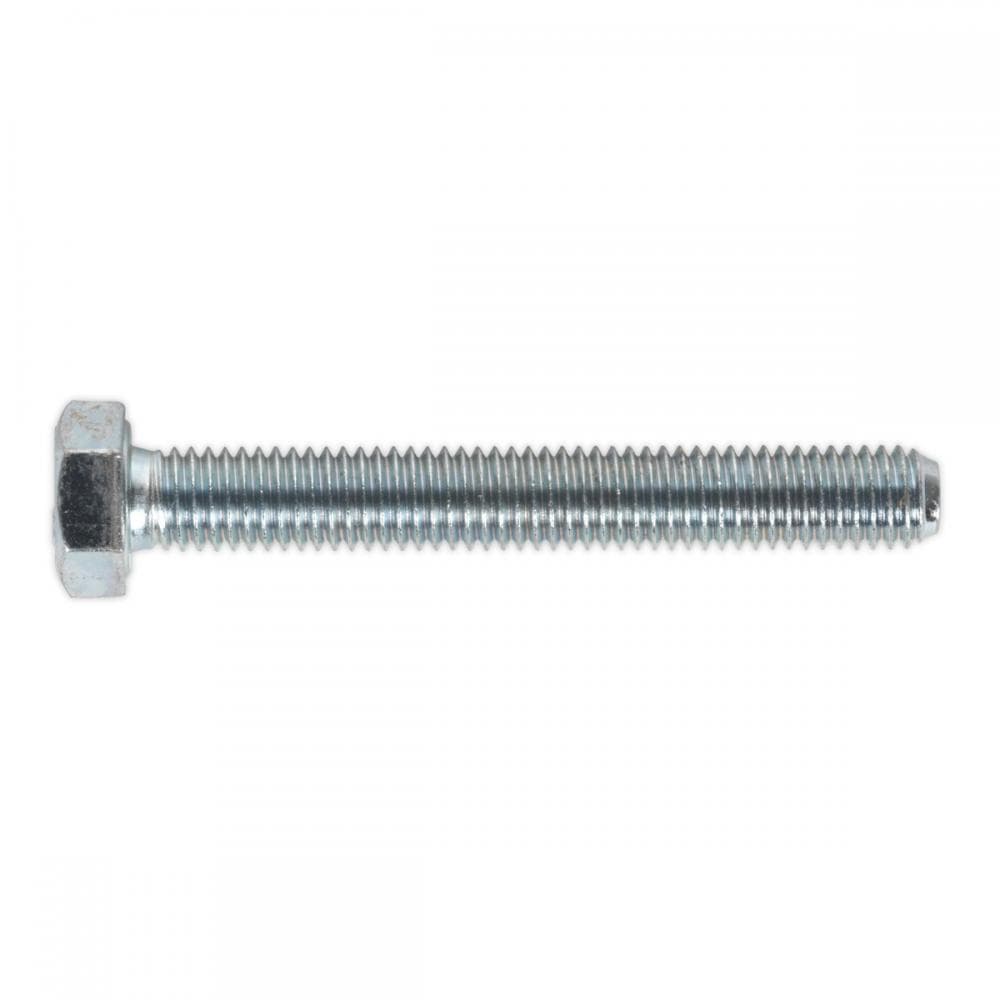 Sealey SS860 Ht Setscrew M8 X 60Mm 8.8 Zinc Pack Of 50