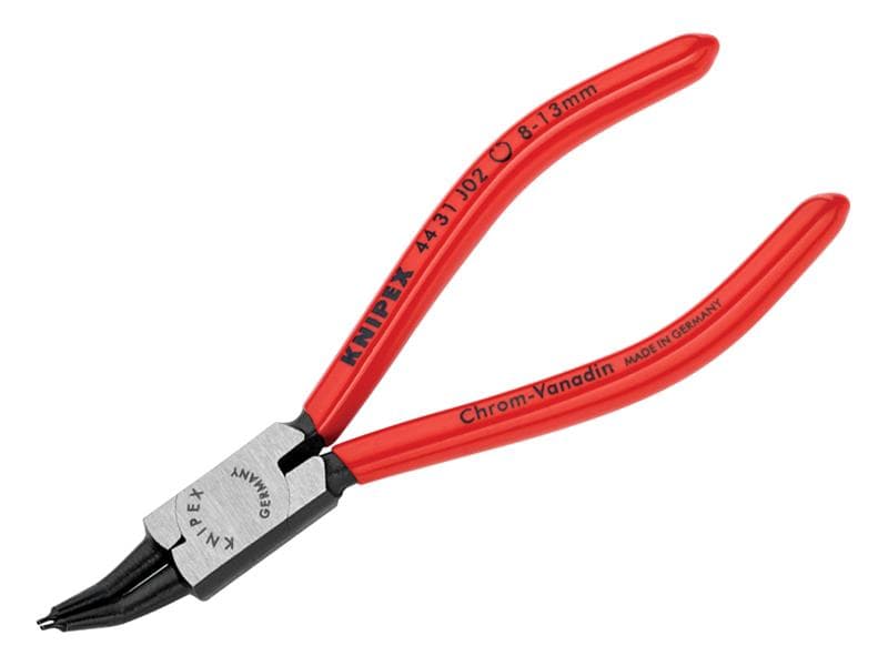 Knipex 44 31 J02 Circlip Pliers Internal 45° Bent Tip 8-13Mm J02