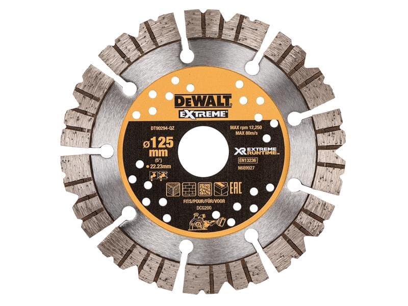 Dewalt DT90294-QZ Dt90294 Extreme Diamond Cutting Blade 125 X 22.23Mm