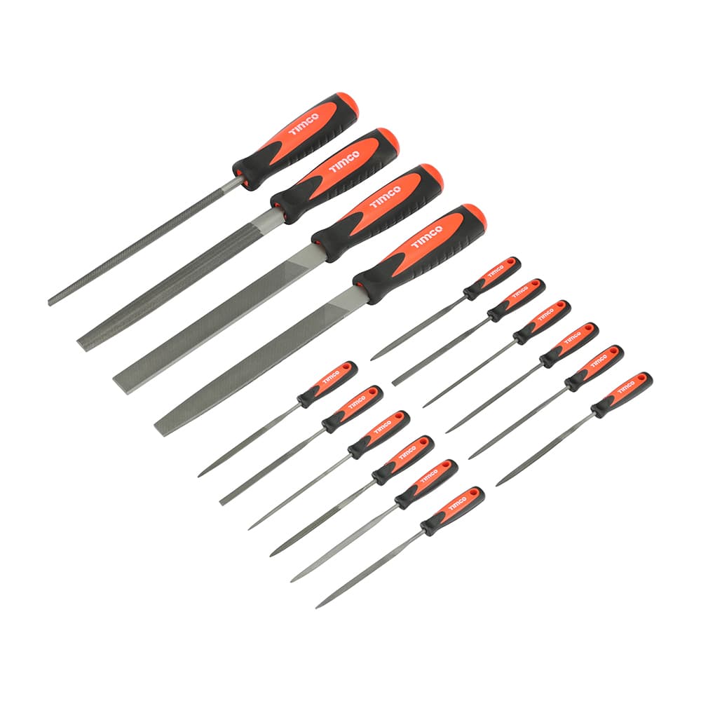 Timco 468251 File & Rasp Set 16Pc Blister Pack 16