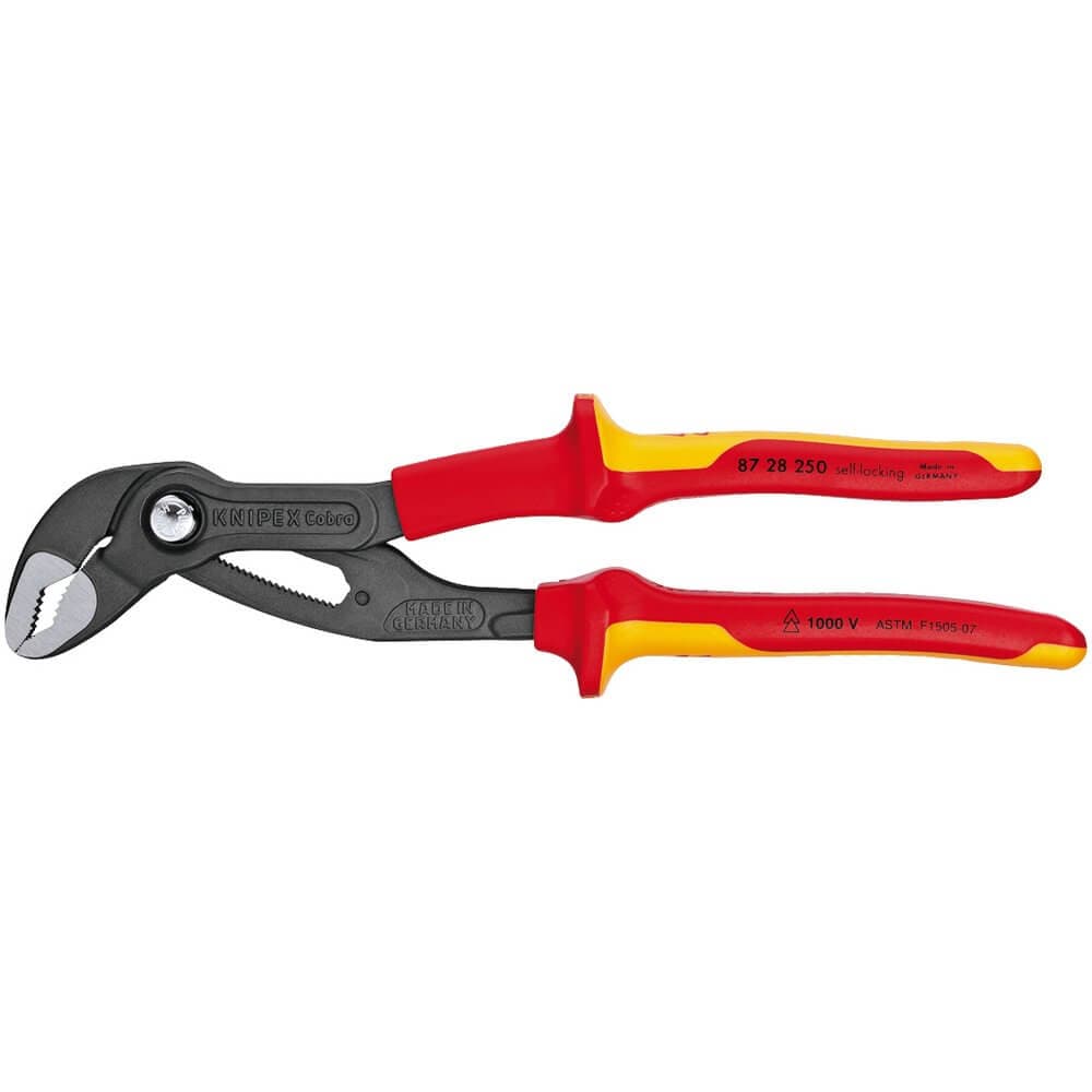Knipex 10644 Cobra® 87 28 250Uksbe Vde Fully Insulated Waterpump Pliers 250Mm each