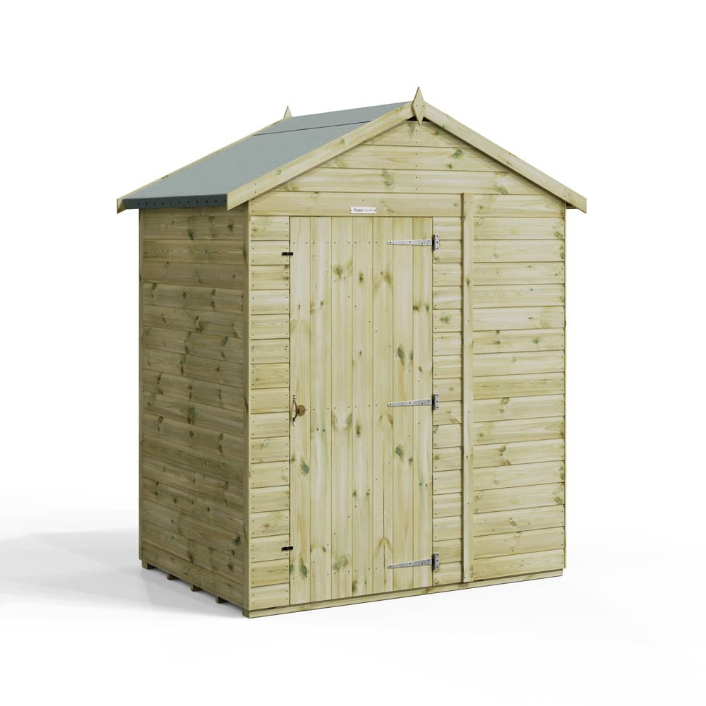 4x6 Premium Powersheds Apex No Windows