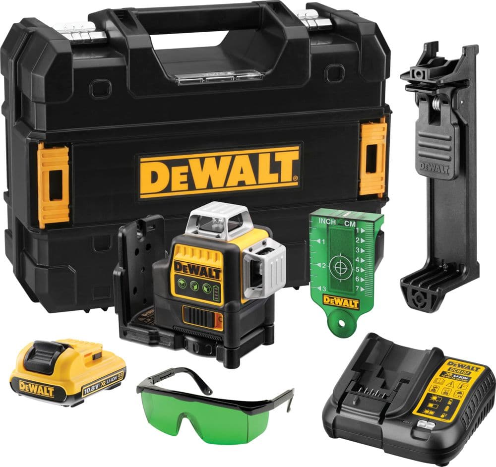 DeWalt Multi Line Laser Green with 2AH 10.8V Battery DCE089D1G-GB