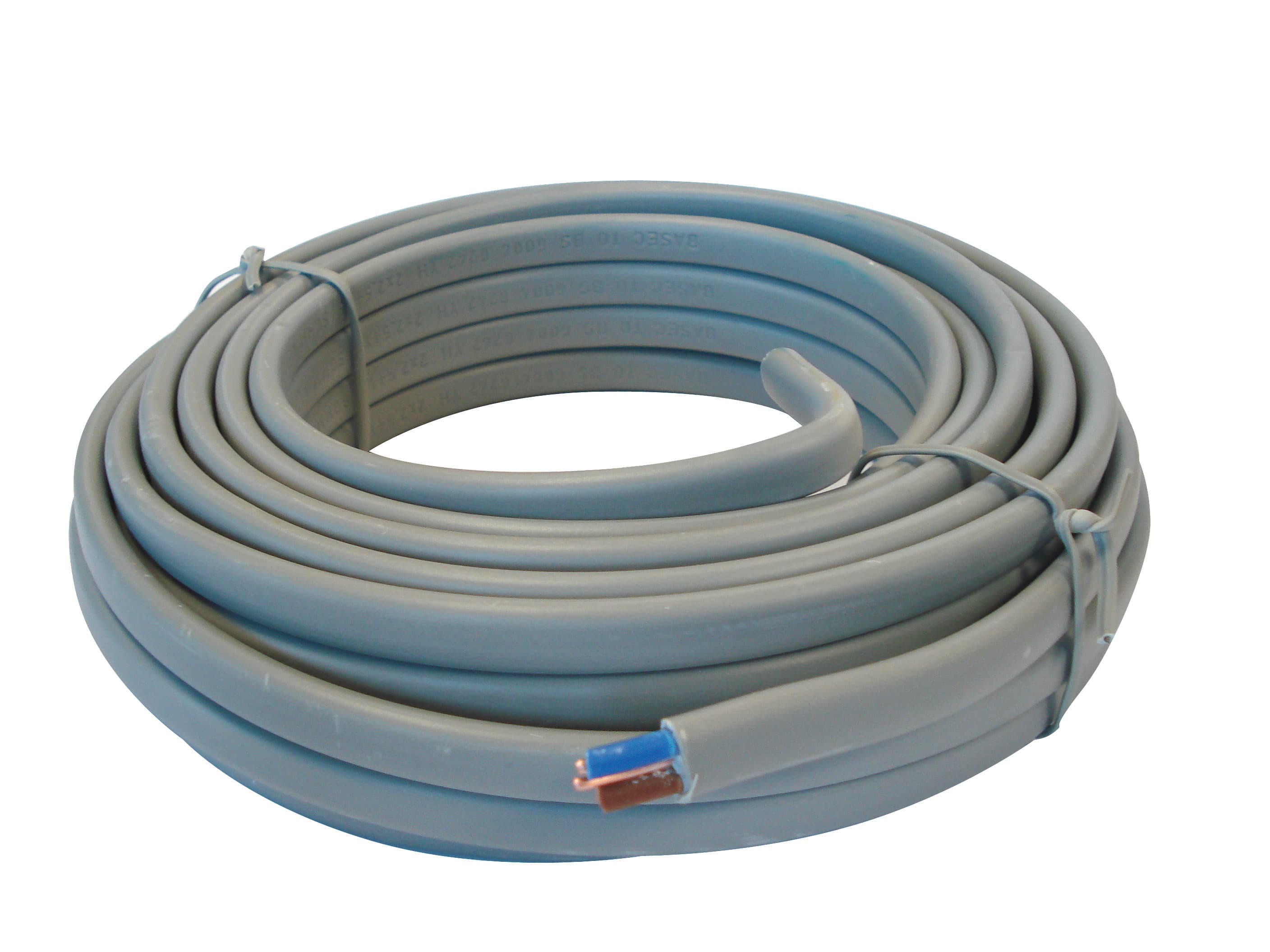 4TRADE 6242YH 2.5mm Twin & Earth Cable Grey 10m