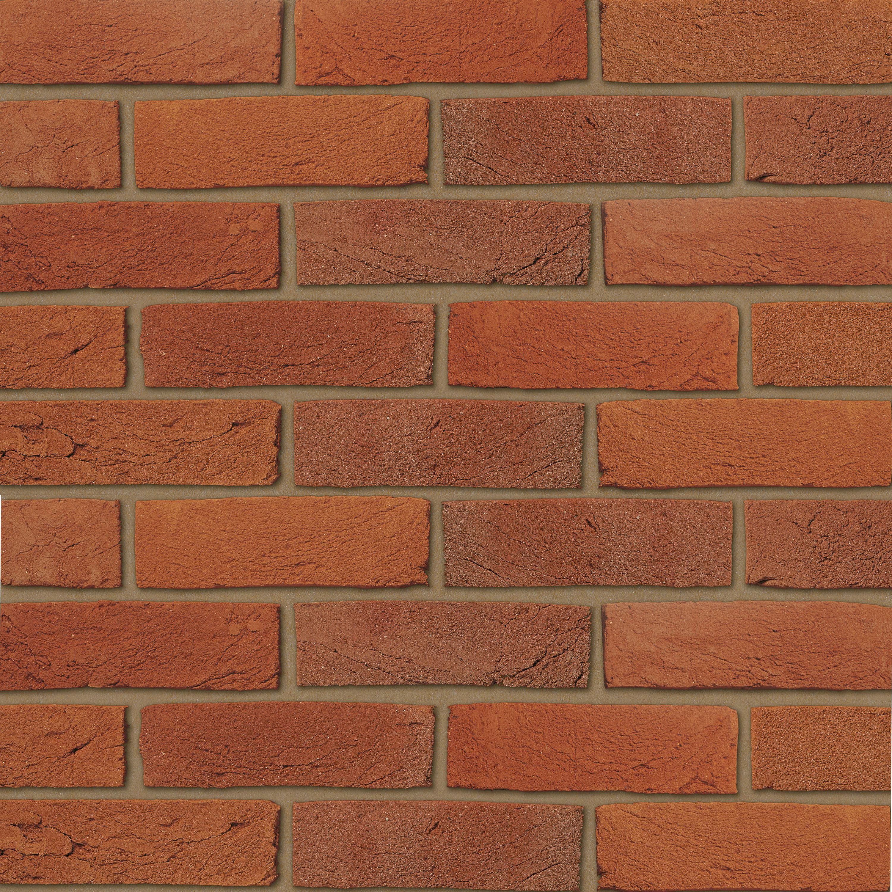 Ibstock Red Swanage Handmade Light Brick - Pack of 476, Size: 215x102.50x65mm