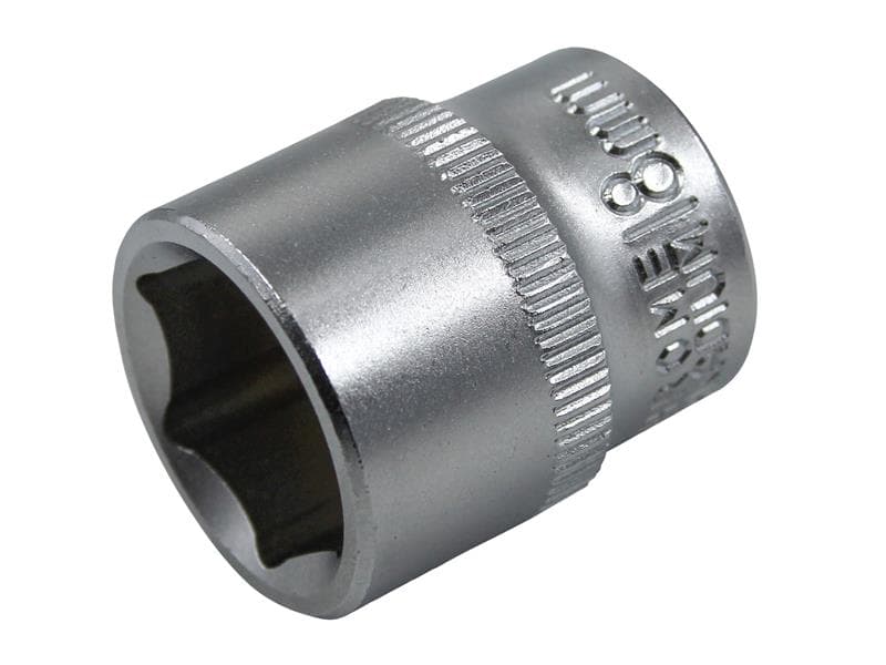 Faithfull Hex Socket 3/8In Drive 18Mm