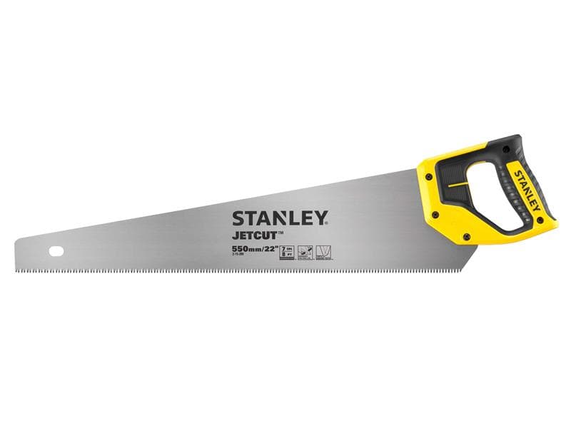 Stanley® 2-15-289 Jet Cut Heavy-Duty Handsaw 550Mm (22In) 7 Tpi