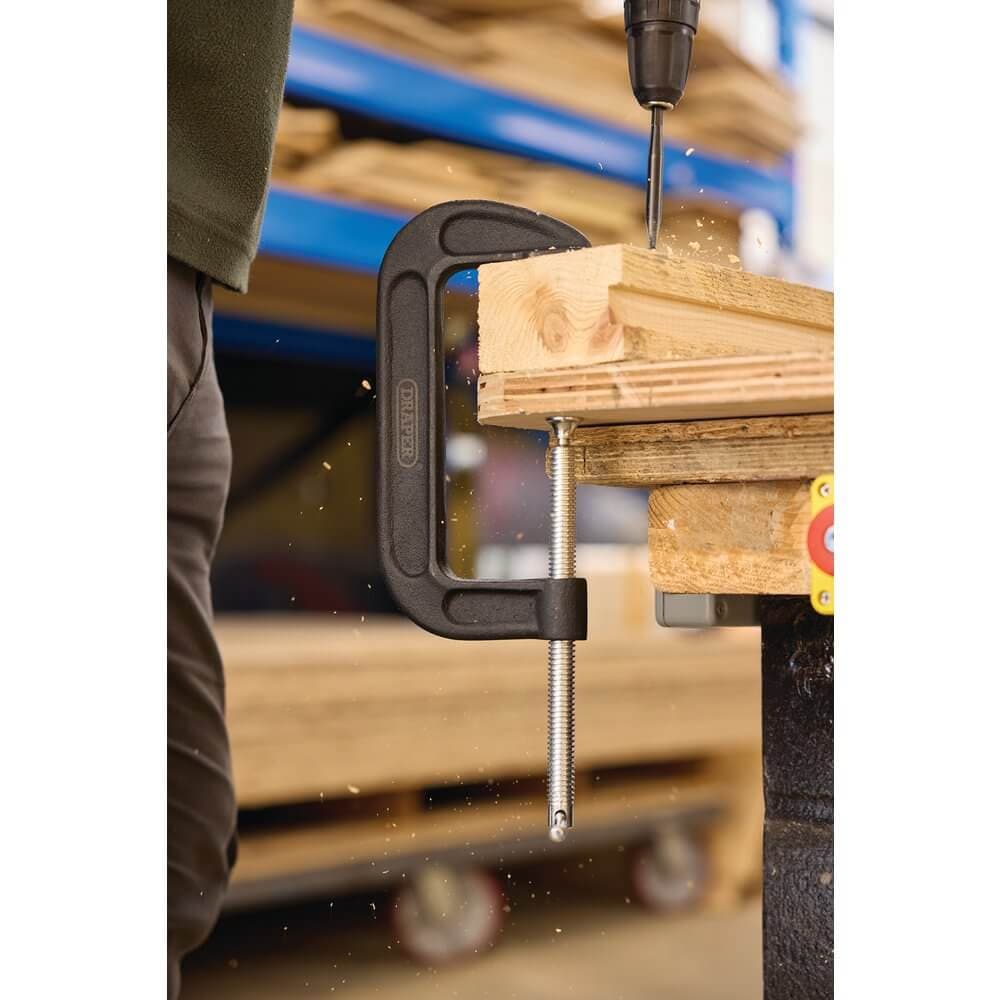 Draper Heavy Duty G-Clamp 150Mm Pk 1 18969