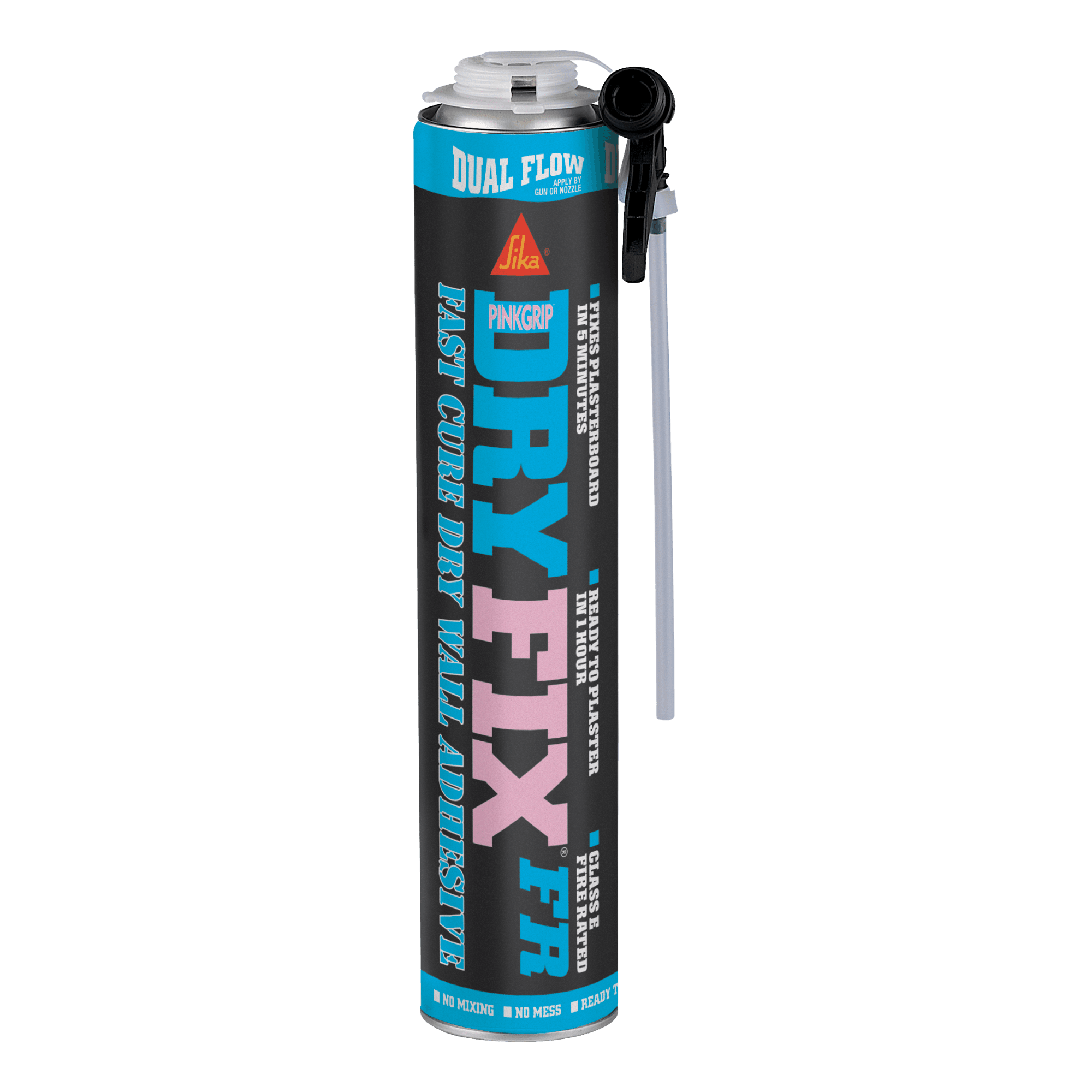 Sika Pinkgrip Dry Fix FR Plasterboard Adhesive Foam 750 ML