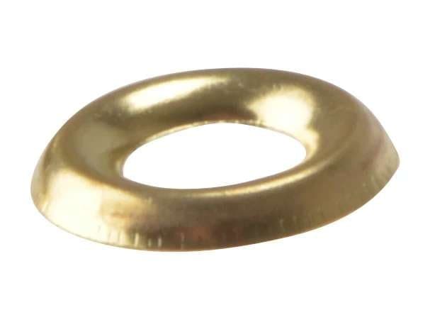 Fandf 200SCW8B Screw Cup Washers - Brass No. 8ftS (Bag Of 200)