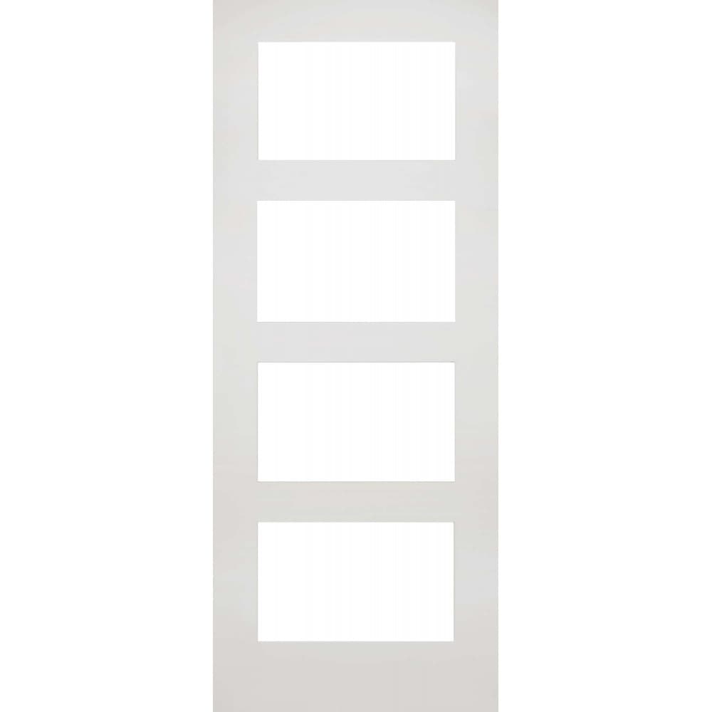 Deanta Coventry White Primed Glazed 2040mm x 726mm x 40mm