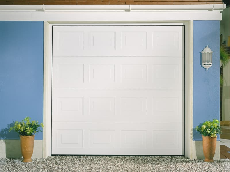 Garador Georgian Grain White Garage Door 2136mm x 2134mm