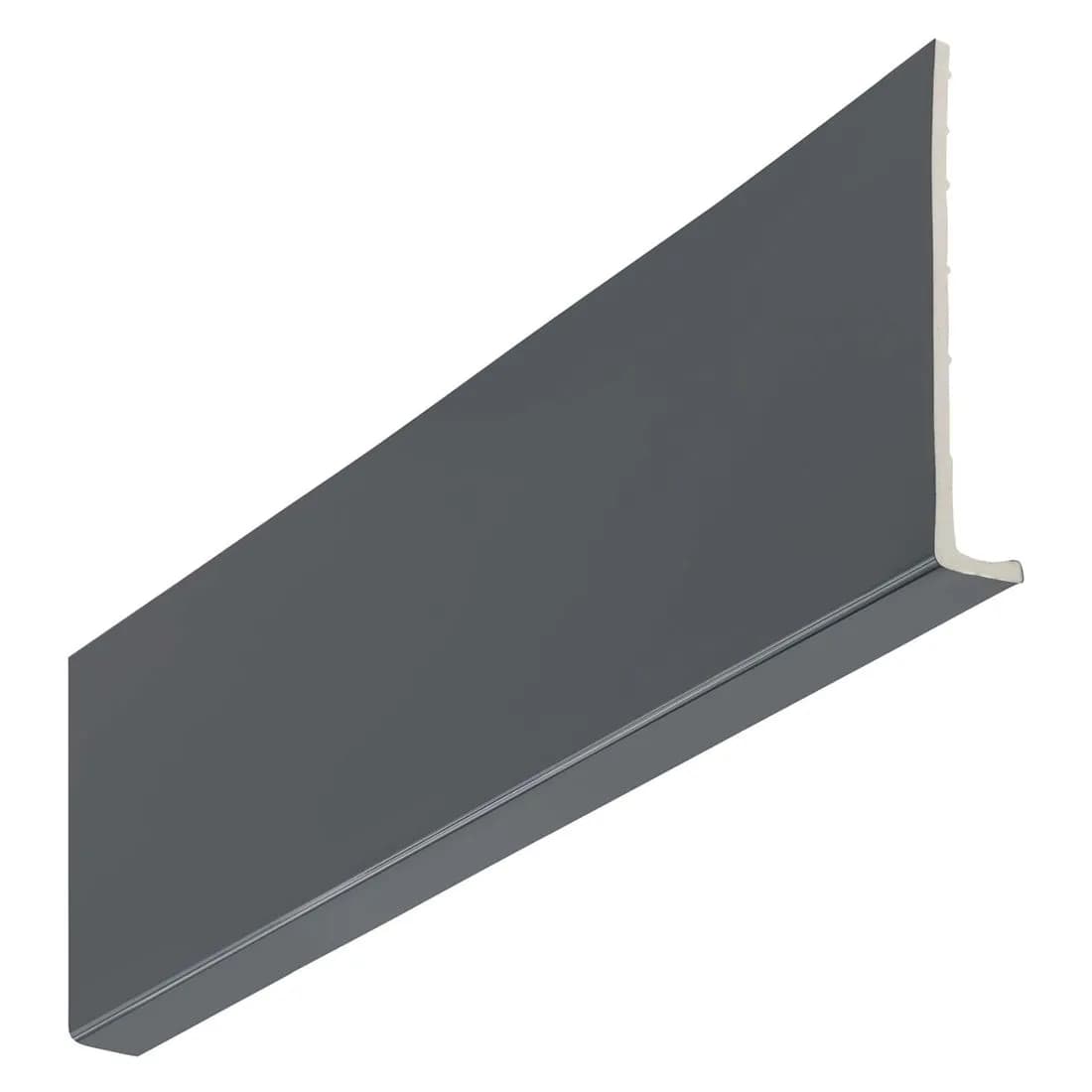 Pvcu Fascia 225 X 10Mm X 5M Single Leg Universal Anthracite Grey