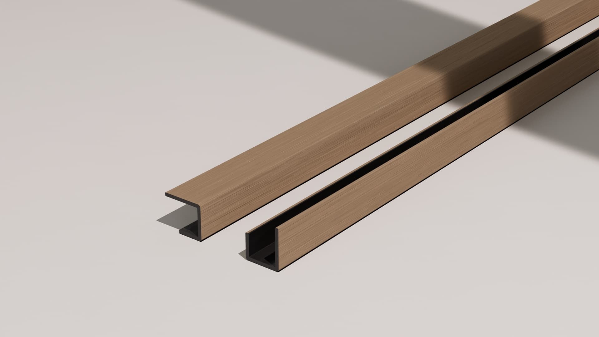 French Oak U Edge Trim