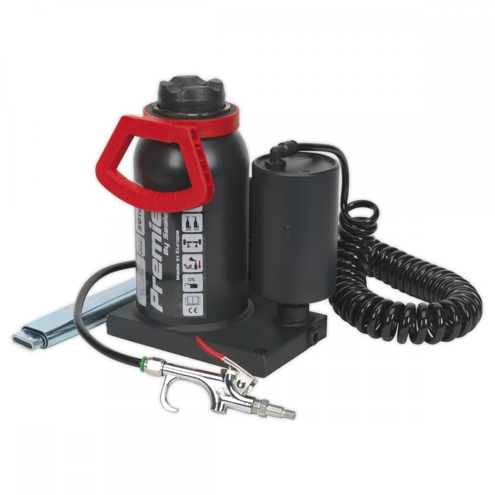 Sealey AM20 Bottle Jack 20 Tonne Manual/Air Hydraulic