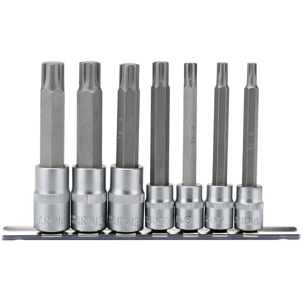 Draper Expert 16346 Ribe® Socket Bit Set 3/8in & 1/2in Sq. Dr. (7 Piece) per set