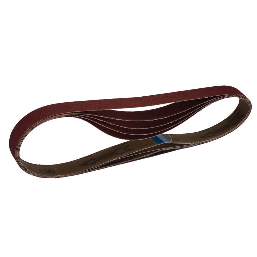 Draper 08698 Cloth Sanding Belt 25 X 762Mm 120 Grit (Pack Of 5) each 1