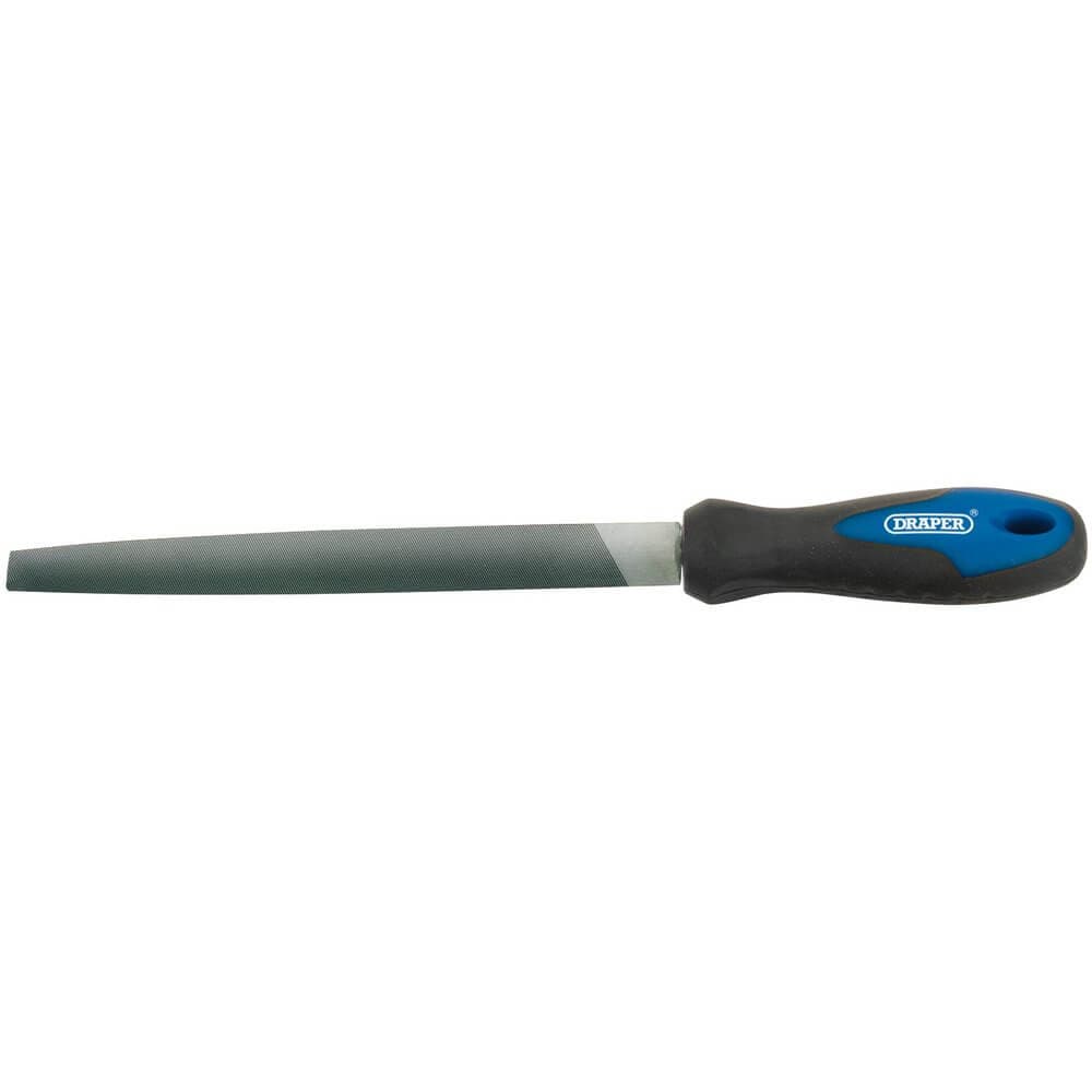 Draper 44954 Soft Grip Engineerfts Half Round File And Handle 200Mm each