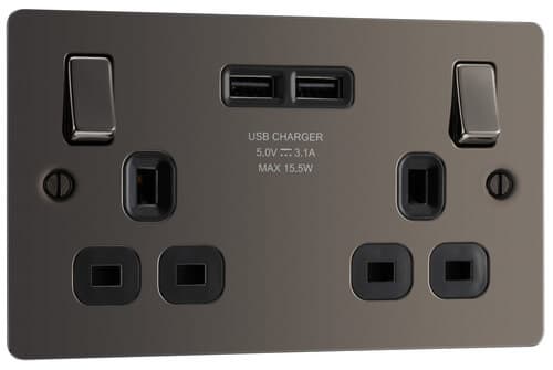 Nexus Metal Polished Chrome Single Switch 10Ax 2 Way NPC12-01